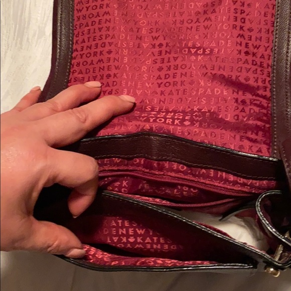 Beautiful burgundy Kate Spade crossbody bag - Picture 8 of 12